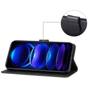 NN-Su Futrola preklopna za Redmi Note 13 Pro, koža, crna - Redmi Note 13 Pro 5G Phone Case(Bl)