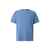 Pepe Jeans Majica CONTRAST CONNOR golobje modra