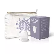 Menstrualna skodelica LaliCup – brezbarvna, model S, 1 kos