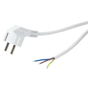 LOGILINK LogiLink tok priključni kabel [1x kotni varnostni moški konektor - 1x prosti konec] 1.50 m bela, (20430021)