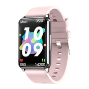 INF Pametna ura z EKG, pulzom, kisikom v krvi Pink, (21236370)