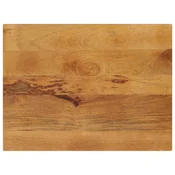 Stolna ploca 80x70x3,8 cm pravokutna od masivnog drva manga