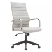 eoshop Pisarniški stol DRUGOS NEW iz umetnega usnja, taupe/črn, 100 kg