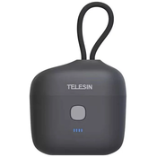 TELESIN Charging Box with 4000mAh Built-in Battery for Rode Wireless GO I II Microphone (TE-WMB-001)