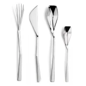 Set jedilnega pribora ALBERI DINVERNO, set 24 kosov, srebrna, Pintinox