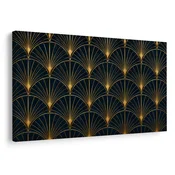 Slika zlat art deco vzorec - 40x30