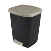 Kanta za otpatke sa pedalom Luxis 25 L - crna/bež