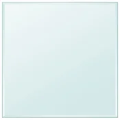 Vidaxl Površina za Mizo Kaljeno Steklo Kvadratne Oblike 800x800 mm
