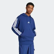 ADIDAS SPORTSWEAR Majica ESSENTIALS THREE STRIPES FRENCH TERRY modra/bela