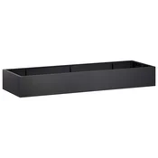 vidaXL Zadrževanje stene 8 kos 300 x 100 x 30 cm Jeklo Črna
