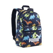 PUMA Phase Small 13L Backpack, Accessories, Navy/Sporty Dino Aop, OSFA