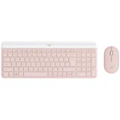 LOGITECH MK470 Wireless Desktop US Roze tastatura + miš (TAS01242)