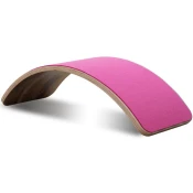 HANAH HOME Drvena balans daska Wavy Board Walnut Pink
