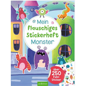 Mein flauschiges Stickerheft Monster