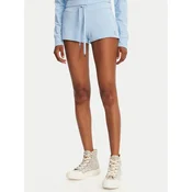 Juicy Couture Športne kratke hlače JCWHS125312 Svetlo modra Loose Fit