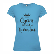 majica ženska Queens born November