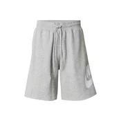 Nike Sportswear Hlače CLUB ALUMNI pegasto siva/bela