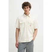 Pamucna košulja Levis SS DALTON WORKER WW boja: bež, relaxed, s klasicnim ovratnikom, 001TA