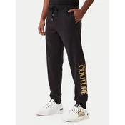 Versace Jeans Couture Spodnji del trenirke 80GAAT00 CF01T Črna Regular Fit
