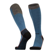 UphillSport OUNA Alpine Ski M5 kompresijke 4-slojne MERINO smučarske nogavice - MODRA - 43-46