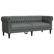 Sofa Tamno siva 201,5 x 74,5 x 74,5 cm Poliester