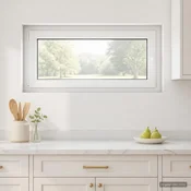 vidaXL Okno za klet RISOR 50 x 55 cm PVC in steklo