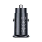 BASEUS Avtomobilski polnilnik 2 x USB-C 30W - črn