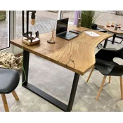 Casa Padrino luxury desk natural/brown/black 140 cm