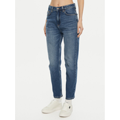 HUGO Jeans hlače Noe_B 50520614 Modra Mom Fit