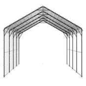 VEVOR Avto nadstrešek 36x6x315 m kovinski