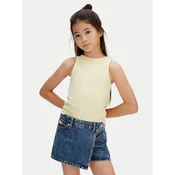 Calvin Klein Jeans Top  svetlo rumena