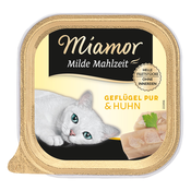 Varčno pakiranje Miamor Milde Mahlzeit 16x100 g - Perutnina in piščanec