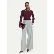 Rinascimento Bluza CFM0012303003 Bordo rdeča Cropp Fit