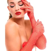 shumee Rokavice Starlet rdeče/kamenčke Kinky Diva