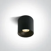 LED STROPNA SVETILKA 8W/520lm/3000K/38 st./230V/ČRNA DM12108C/B/W#