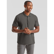 Graphite Mens Polo Shirt Original Polo Friut of the Loom