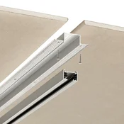 Trio Lighting Vgradni profil za dvofazni sistem DUOline, aluminij - Kovina