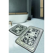 Lessentiel Maison Set 2 prostirke za kupatilo Krem-Crni