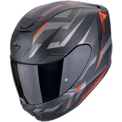 Integralna motociklisticka kaciga Scorpion EXO-391 AAXO mat crno-crvena