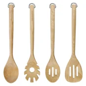 4-piece kitchen utensil set, birch wood - KitchenAid