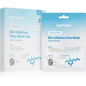 Notino Hydrating Bio-Cellulose Face Mask with Ceramides set mask iz platna z vlažilnim učinkom