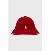 Volnen klobuk Kangol rdeča barva