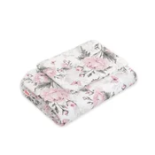 Bobono Otroški komplet posteljnine s polnilom, 2 kosa, 75x100cm NEWBORN - Romantični peonies