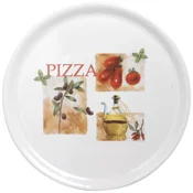 Gastro krožnik za pico 31 cm Paradižniki olive (6 kos)