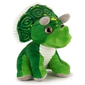Dinozaver triceratops zelena plišasta igrača 27cm