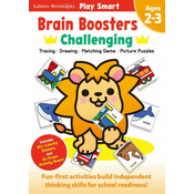 Play Smart Brain Boosters: Challenging - Age 2-3: Pre-K Activity Workbook: Boost Independent Thinking Skills: Tracing, Coloring, Shapes, Cutting, Draw