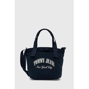 Torba Tommy Jeans boja: tamno plava, AW0AW16217