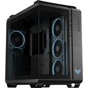 ASUS Gaming kucište GT502 HORIZON TG ARGB, Midi Tower, Bez napajanja, BLACK TUF