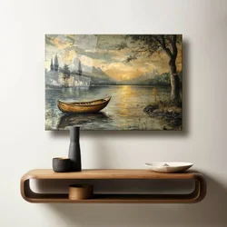 Wallity Dekorativna slika na kaljenom staklu, 50x70cm, Šarena
