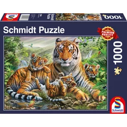 Schmidt - Puzzle Tigri in mladički 1000 - 1 000 kosov